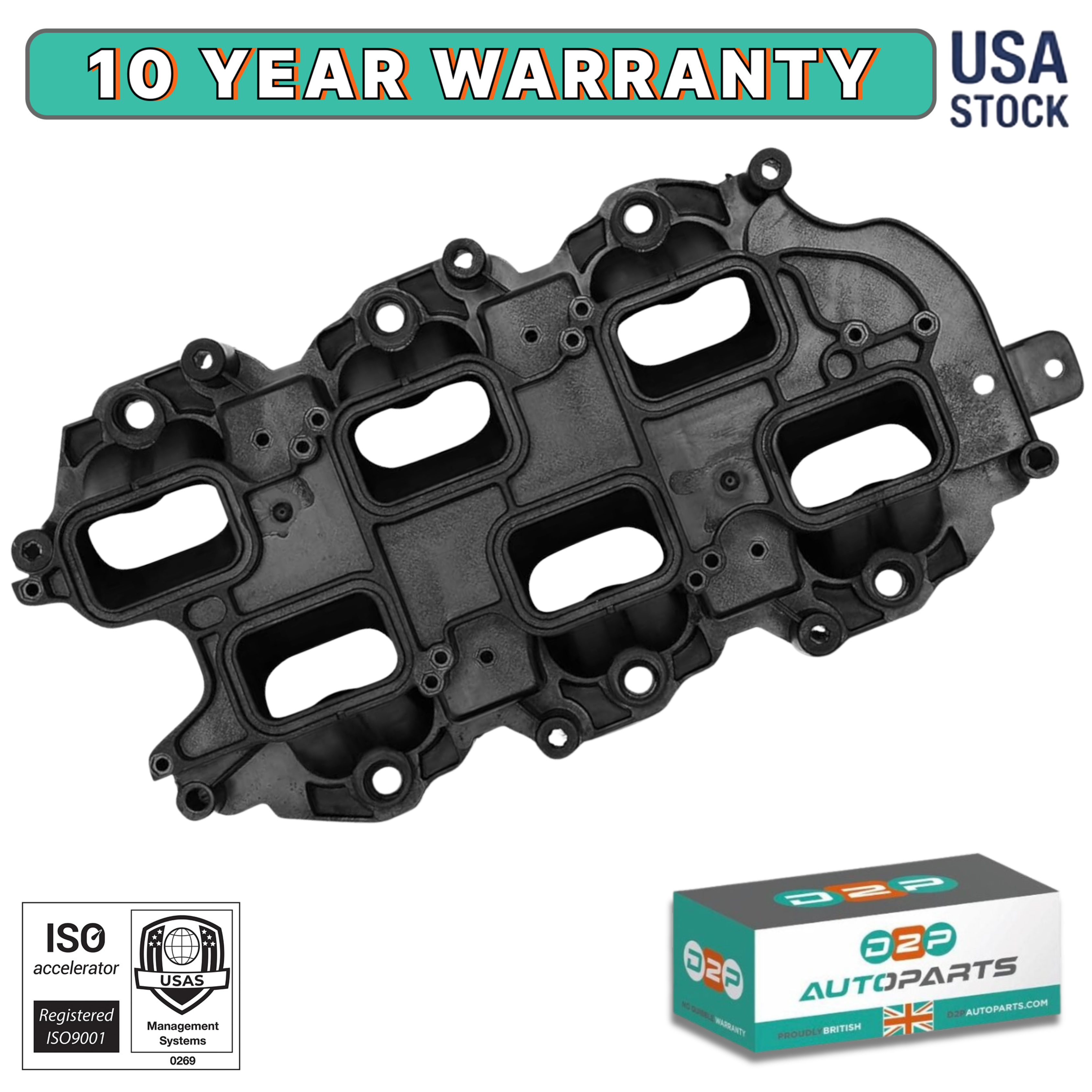 Lower Intake Manifold for 3.6L 2011-2022 Chrysler, Dodge, Jeep, Ram | Replaces 5184199AF, 05184199AF