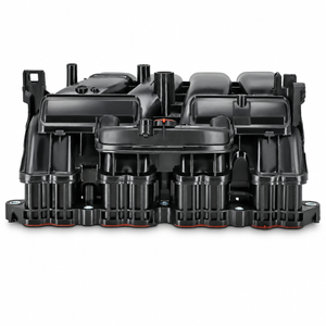 Rear view of D2P intake manifold assembly for Toyota Highlander, Sienna, Venza 2.5L hybrid