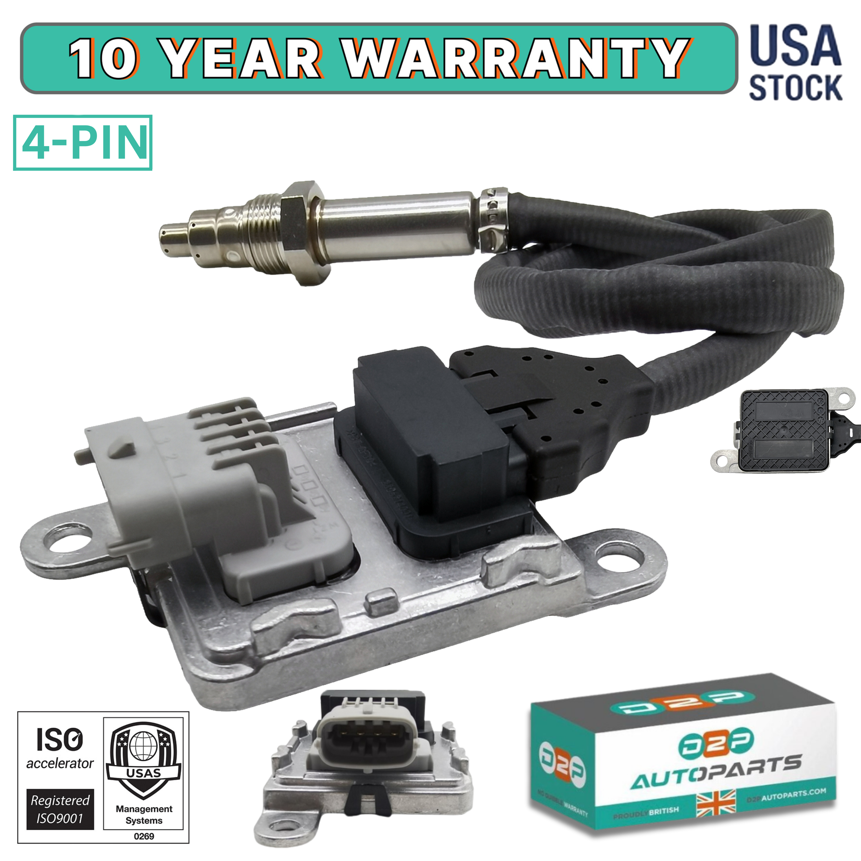 Inlet Nox Sensor for Mack MP7 MP8 Truck VNL VHD VNR CHU CXU 5WK97367 22303390