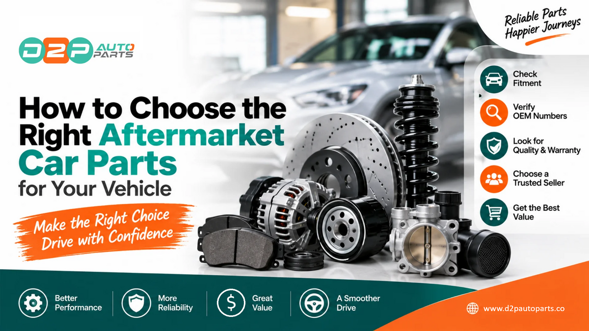 How to Choose the Right Aftermarket Auto Parts for Your Vehicle