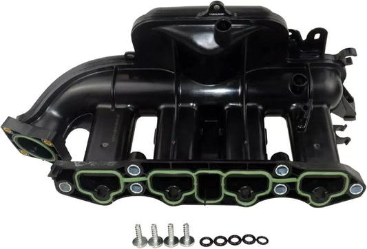 D2P Front Engine Intake Manifold with Bolts Replacement | Compatible With 11-19 Chevrolet Cruze LS 1.4L, 2016 Cruze Limited Eco 1.4L, 12-20 Sonic LS 1.4L, 13-19 Buick Encore Base 1.4L | 55573168