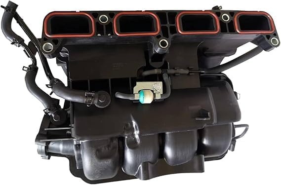 D2P Front Intake Manifold w/Gasket Replacement | Compatible With 13-16 Hyundai Santa Fe Sport L4 2.4L, 11-14 Sonata L4 2.4L, 11-15 Kia Optima L4 2.0L, 2.4L, 12-15 L4 2.4L | 283102G700