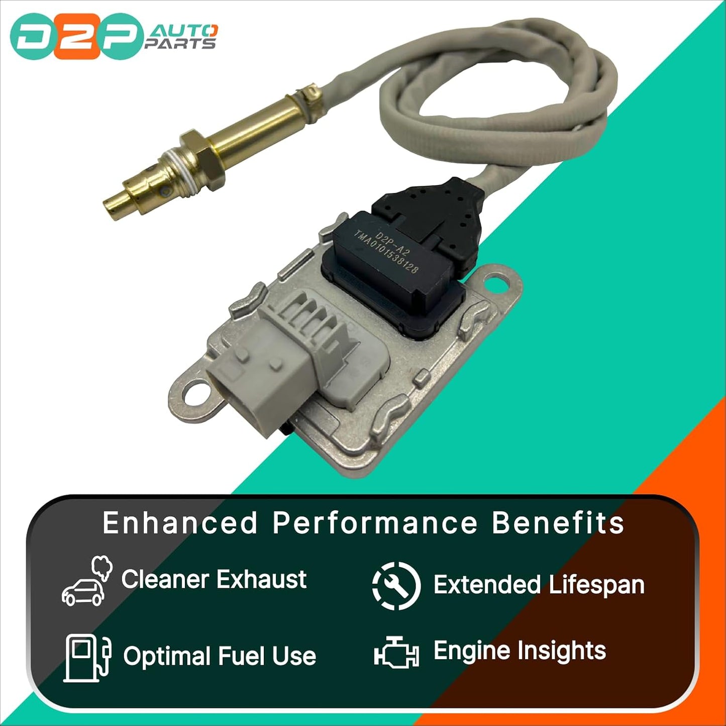 D2P Outlet Nitrogen Outlet Nox Sensor Replacement | Compatible with Mercedes-Benz Detroit Diesel | A0101538128