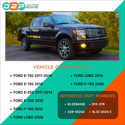 D2P Front Upper Engine Intake Manifold Kit Replacement | Compatible With 11-14 Ford E-150 - V8 4.6L, 11-14 E-250 - V8 4.6L, 09-10 F-150 - V8 4.6L, 09-10 Lobo - V8 4.6L | 9L3Z9424E