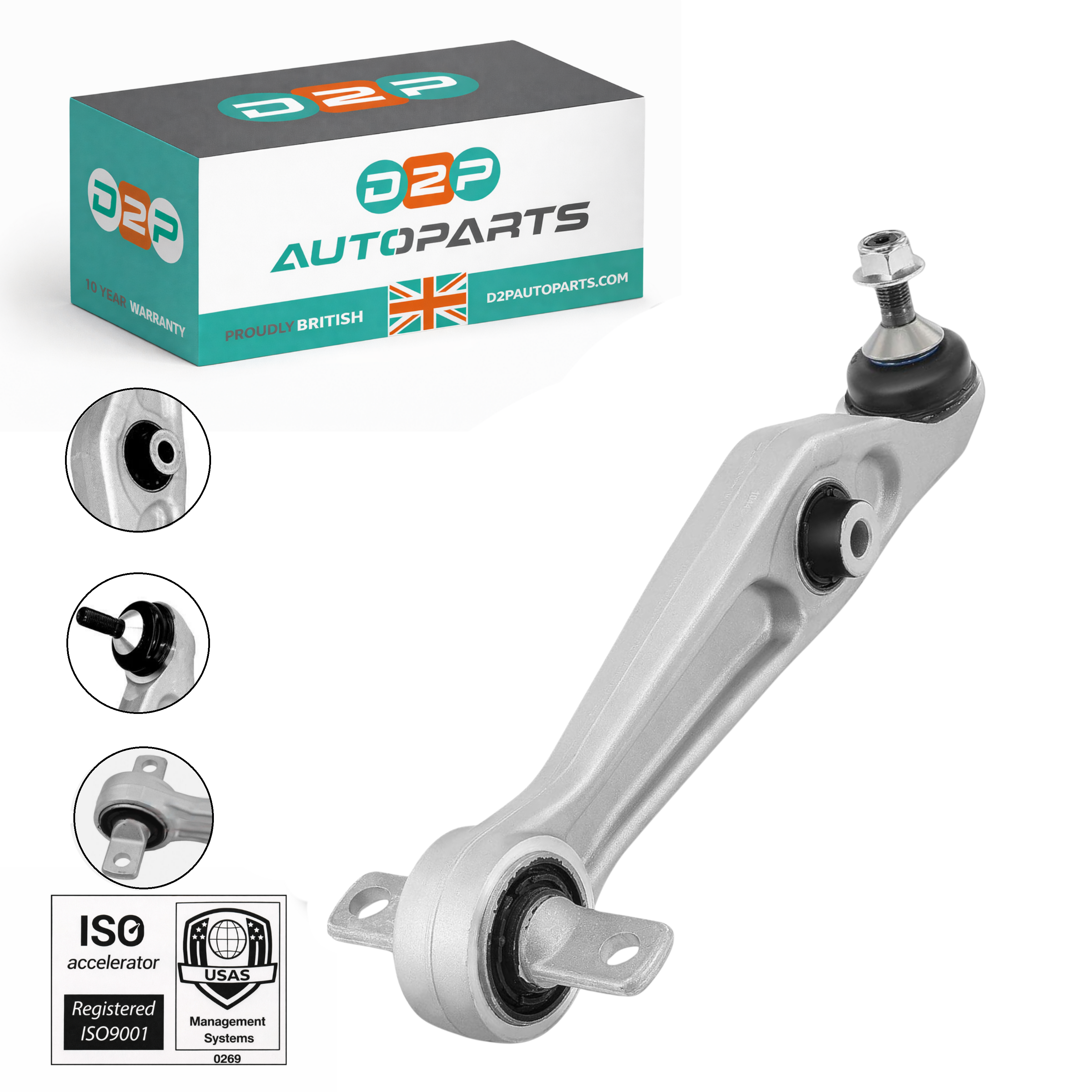 Front Lower Control Arm Left Or Right For Tesla Model 3 104434100D