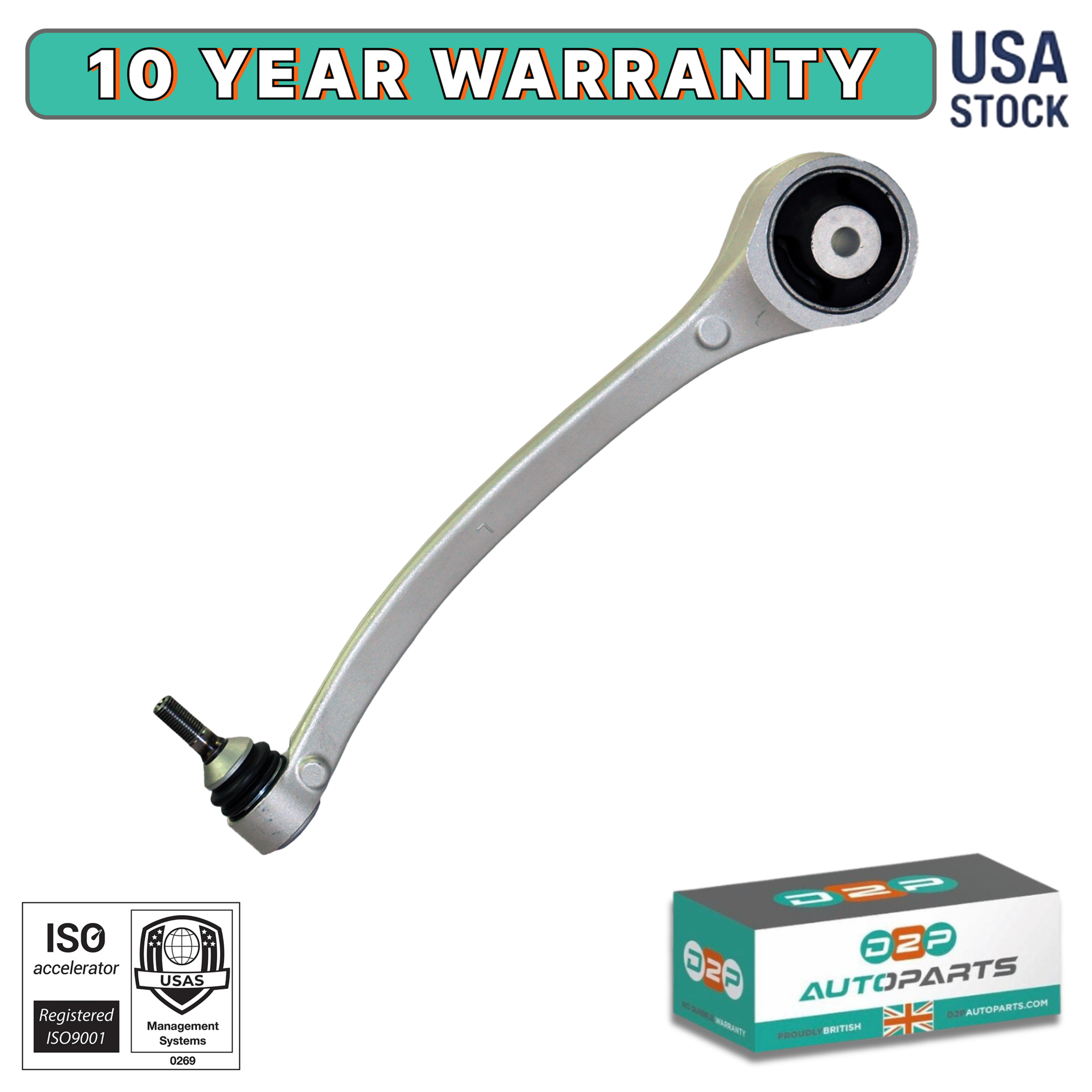 Front Left Lower Forward Control Arm With Ball Joint For 2012-2018 Tesla Model S