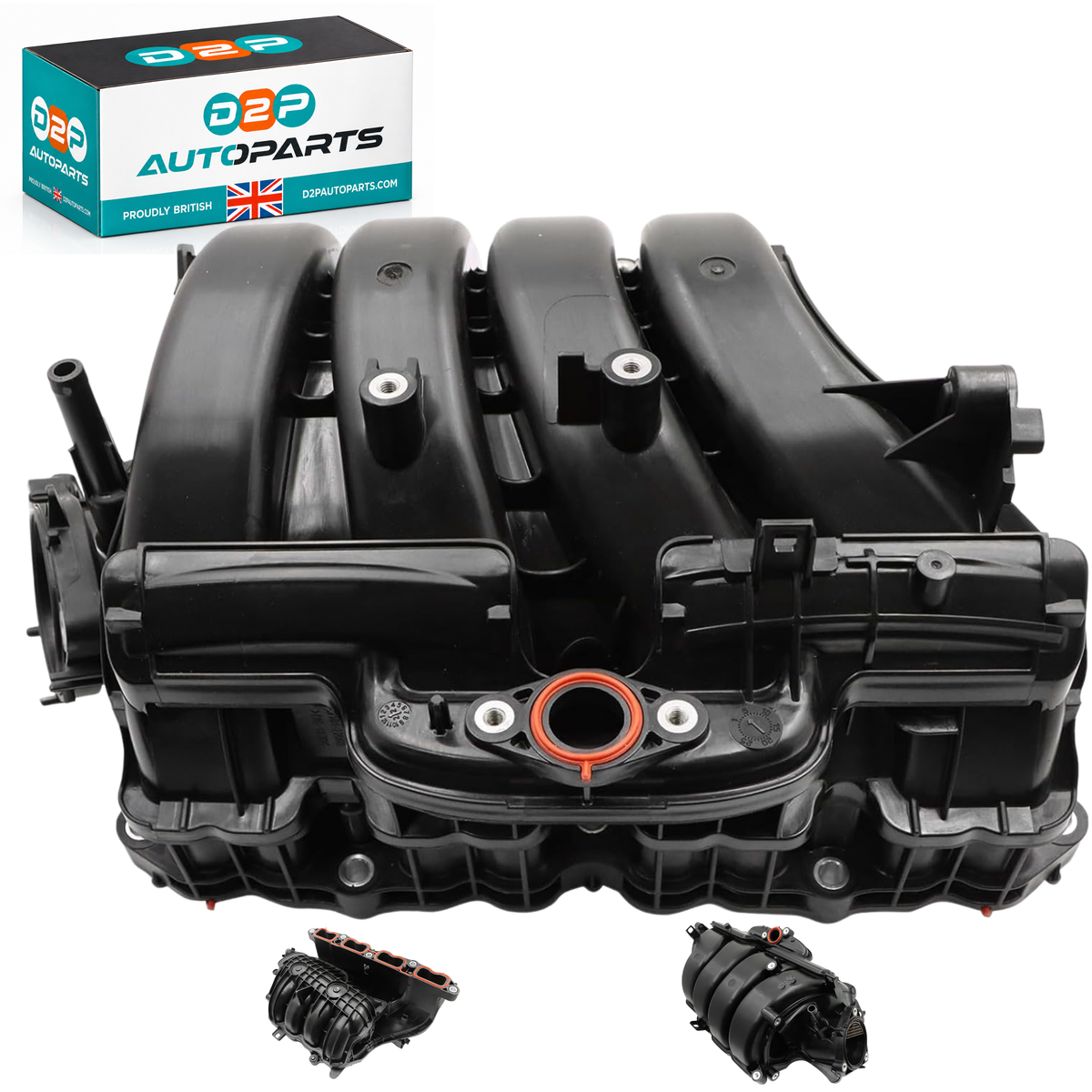 D2P Engine Intake Manifold with Gasket for 2018-2024 Toyota Camry, 2019-2024 RAV4, 2021 Avalon 2.5L L4 - Replaces 17120-25010, 17120-F0010, 17120-F0060