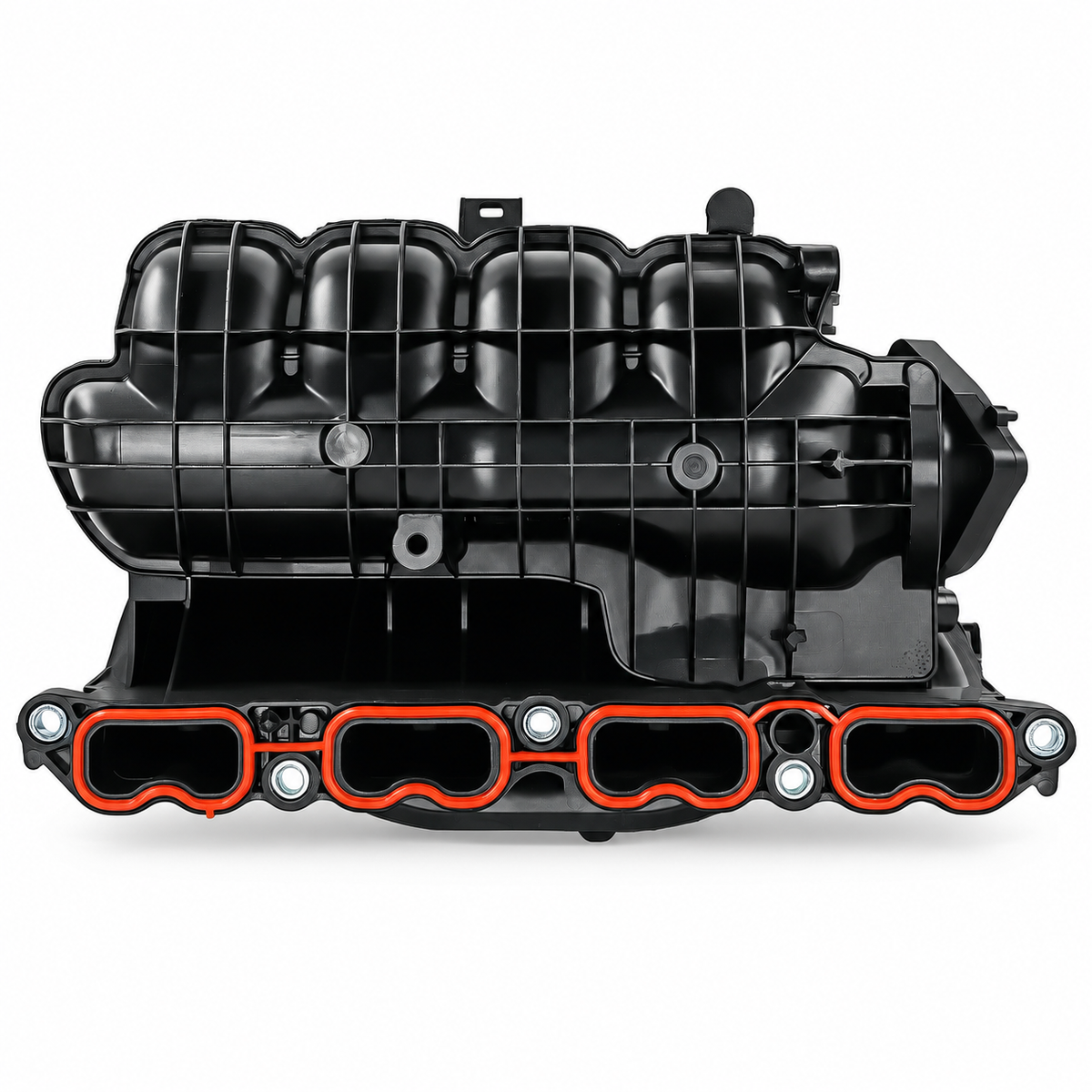 Front view of Toyota 2.5L hybrid intake manifold replacement 17120-F0020 with throttle body flange
