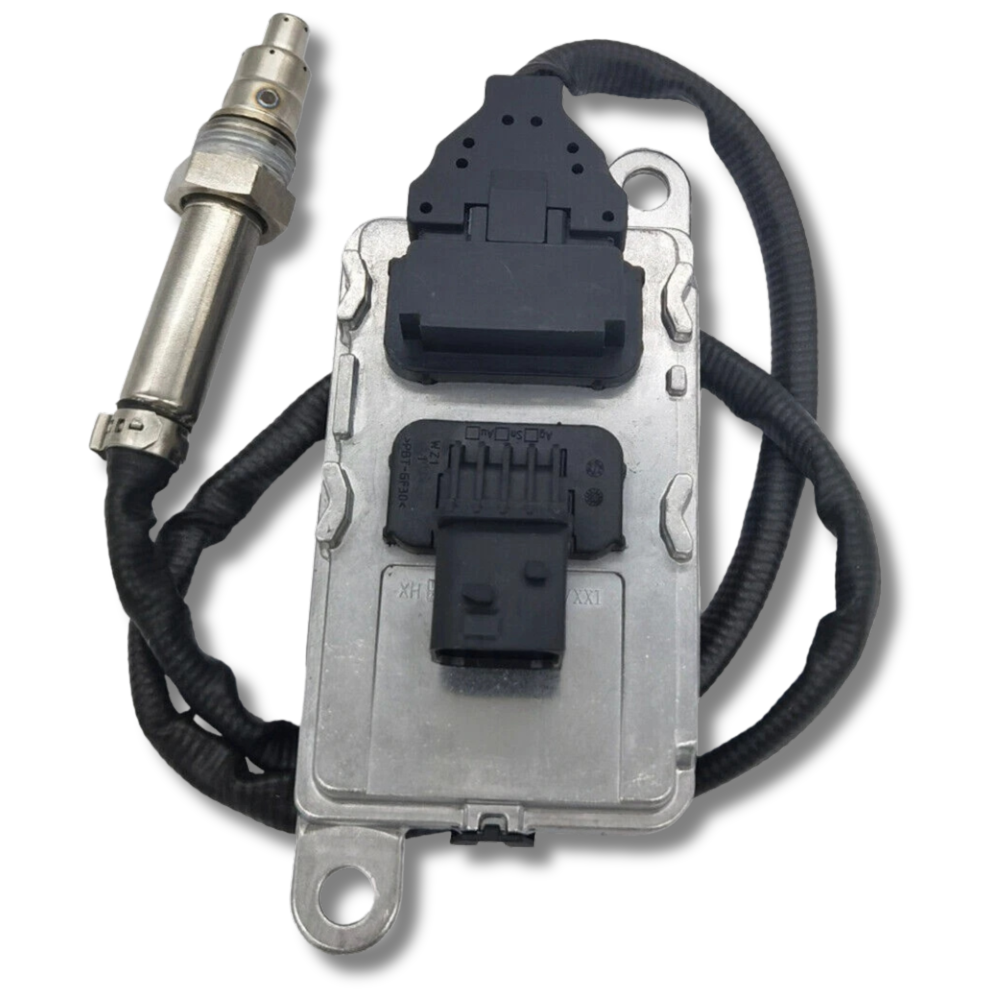 D2P Nitrogen / Oxygen Sensor (NOx Sensor) 4-PIN for Mercedes-Benz Truck 24V | Terminal Type : Blade & Bullet | OEM Quality Replacement | Part No: A0101531428, 5WK97329A, A2C87396000-01